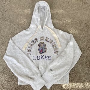 James Madison University cropped sweater shirt size small
